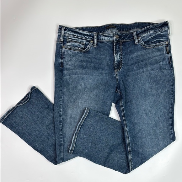 Silver Jeans Suki Slim Boot Jeans Size 20x31 - Picture 1 of 11